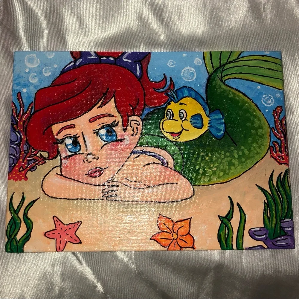 Little mermaid painting